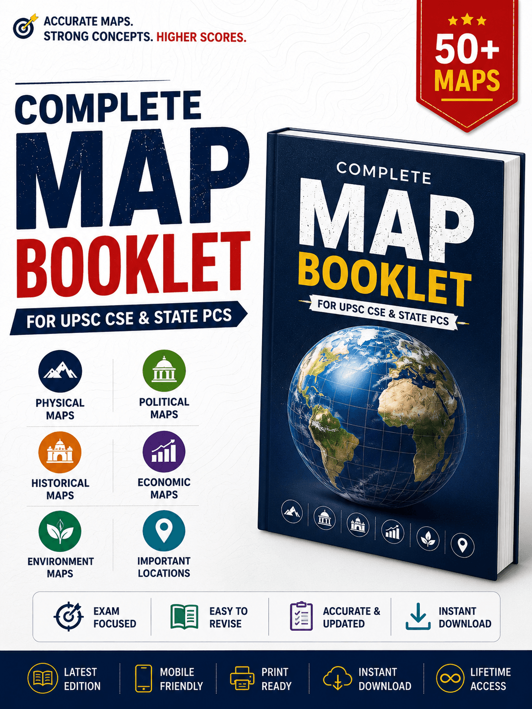 MAP BOOKLET for UPSC 2027